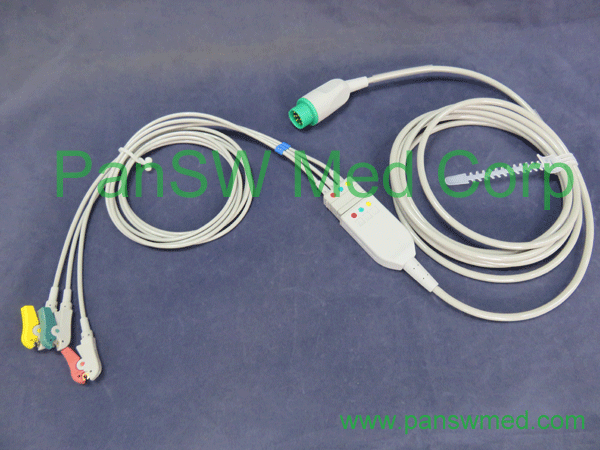 Compatible Fukuda 7100 Ecg Trunk Cable With Leads Together – PanswMed
