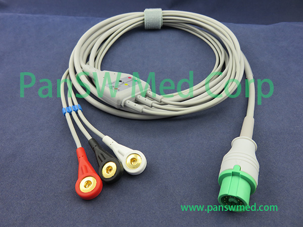 Compatible Fukuda Dynascope DS 5100E ECG Cable 3 – PanswMed