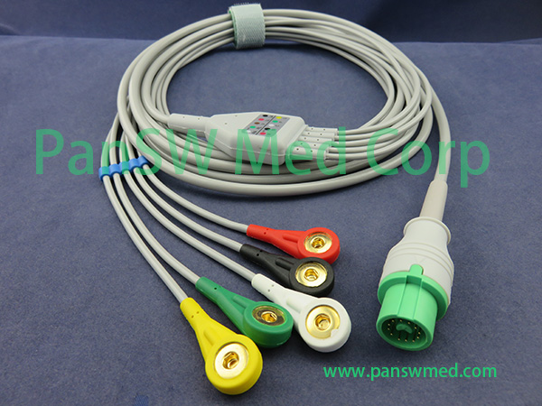 Compatible Fukuda Dynascope DS 5100E ECG Cable 4 – PanswMed