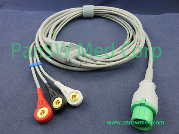Compatible Fukuda Dynascope DS 5300W ECG Cable 3 – PanswMed