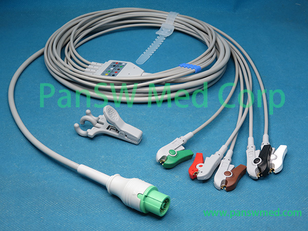 Compatible Fukuda Dynascope DS 5400 DS 7001 ECG Cable 4 – PanswMed