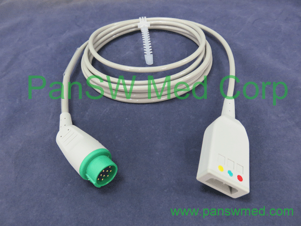 Compatible Fukuda Ecg Trunk Cable 3 Leads IEC ESU TYPE – PanswMed