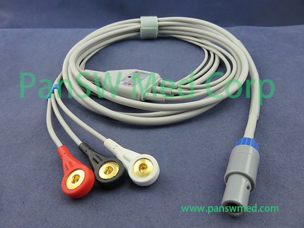 Compatible huntleigh SC750 SC1000 ECG CABLE