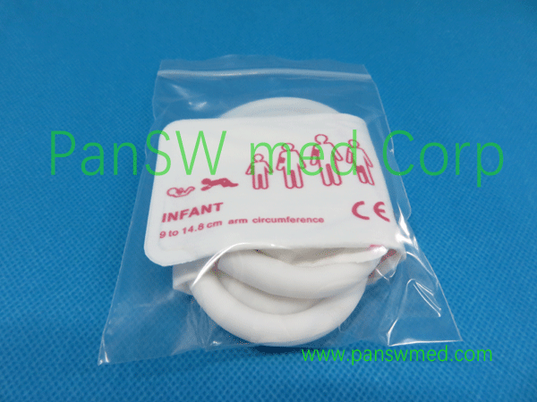 Compatible infant nibp cuff disposable single hose – Pan-SW Med