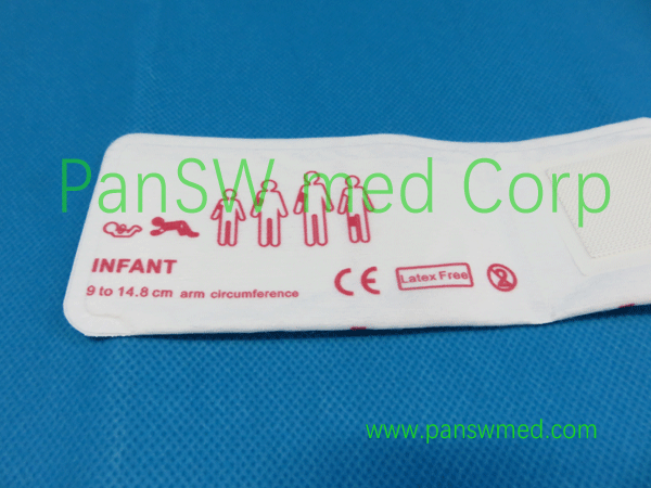 Compatible infant nibp cuff disposable single hose2 – Pan-SW Med