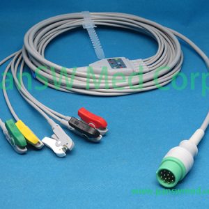Compatible Infinium Omni 3 ECG cable IEC Clip 5-lead – PanswMed