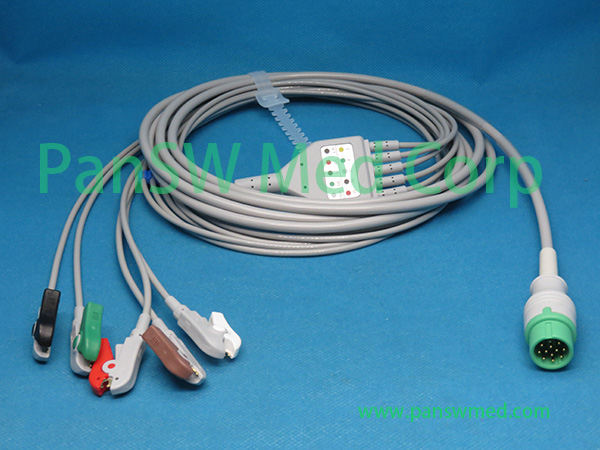 Compatible Infinium Omni Cleo ECG cable AHA Clip 5-lead – PanswMed