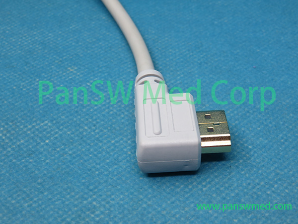 Labtech Holter 7-lead IEC cable close-up 2