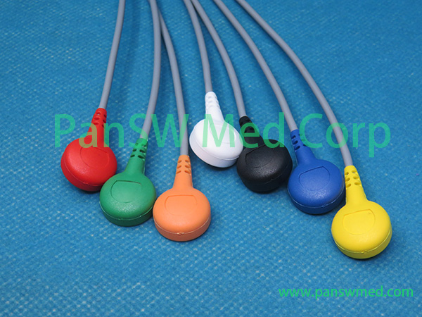 Labtech Holter 7-lead IEC cable close-up 7