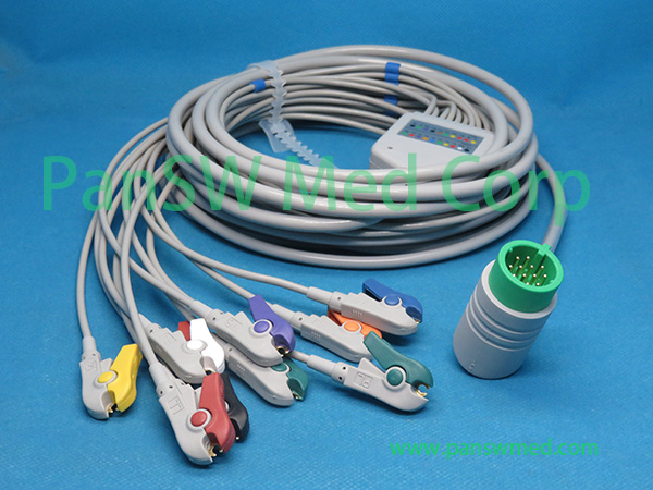 Compatible Medtronic ECG Cable 10leads AHA Clip – PanswMed