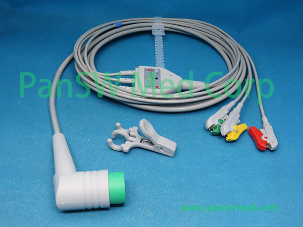 Compatible Medtronic Physio Control ECG cable 11110-000029; 11110-000066