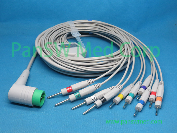 Compatible Medtronic ECG Cable 10-lead AHA DIN – PanswMed