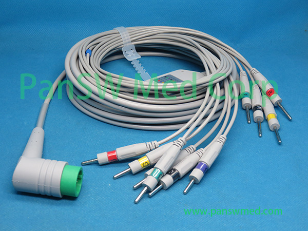 Compatible Medtronic ECG Cable 10-lead IEC DIN – PanswMed
