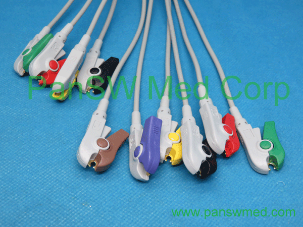 Compatible Medtronic ECG Cable 10-lead IEC Grabber(2) – PanswMed