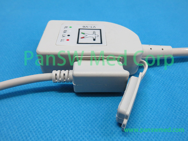 Compatible Medtronic Physio Control ECG cable 11110-000029; 11110-000066