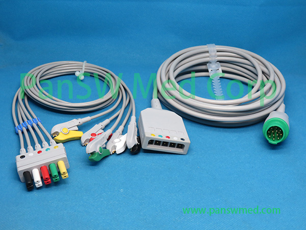 compatible mennen envoy ECG trunk leads IEC clip3