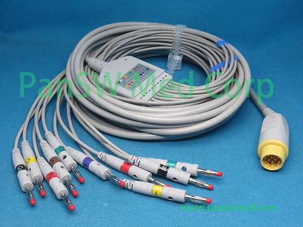 Compatible Mortara ECG Cable IEC Banana – PanswMed
