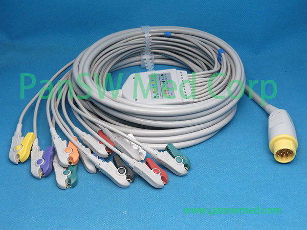 Compatible Mortara ECG Cable Aha Clip – PanswMed