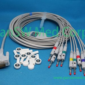 Compatible Mortara Instrument ELI10 ELI150 ECG Cable