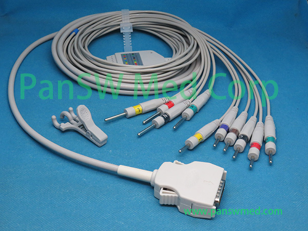 Compatible ECG Cable For Mortara ELI 200 ELI100 ELI50