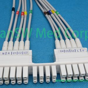 Compatible Mortara Instrument ELI350 ELI350C ECG Cable