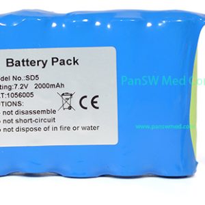 Compatible Ni-MH Battery for EDAN SD5 and SD6 Dopplers – 7.2V 2000mAh