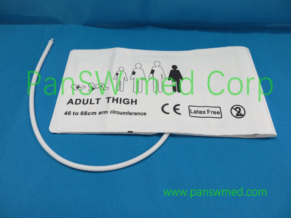 Compatible NIBP Hose Single Hose Adult Thigh – Pan-SW Med
