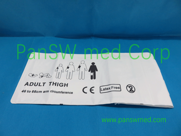 Compatible NIBP Hose Single Hose Adult Thigh3 – Pan-SW Med