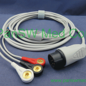 Compatible Nihon Kohden ECG cables, ECG trunk cables, leads and integrated cables