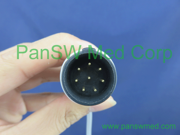 Compatible Nihon Kohden 3 Leads Connector 8 Pins TEC 7100 - PanswMed