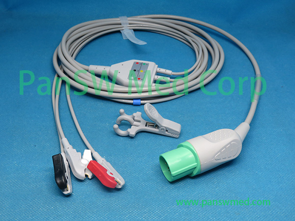 Compatible Nihon Kohden BC 763V ECG Cable 3leads AHA – PanswMed