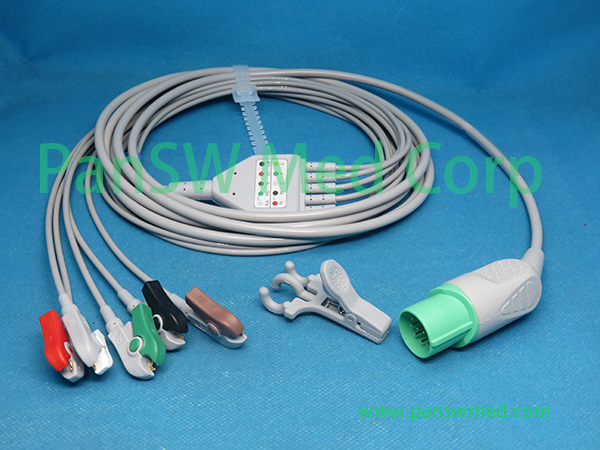 Compatible Nihon Kohden BC 765V Ecg Cable AHA Clip - PanswMed