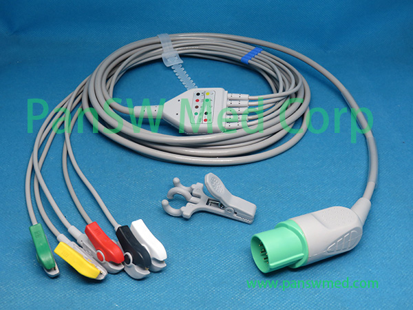 Compatible Nihon Kohden Bc 765V Ecg Cable Iec Clip – Pan-SW Med