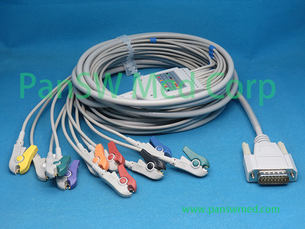 Compatible Nihon Kohden BJ 902d ECG Cable AHA Clip – PanswMed