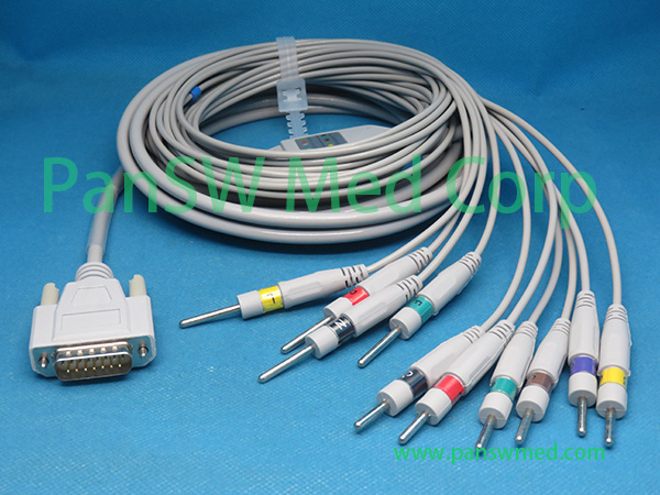 Compatible Nihon Kohden BJ 902d ECG Cable IEC DIN – PanswMed