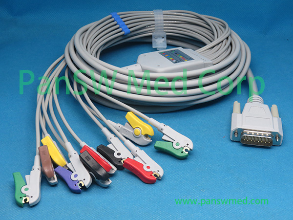 Compatible Nihon Kohden BJ 902d ECG Cable IEC Clip – PanswMed