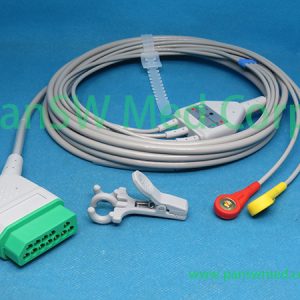 Compatible Nihon Kohden JC 906P BR 903 ECG Cable Life Scope G 5 – PanswMed