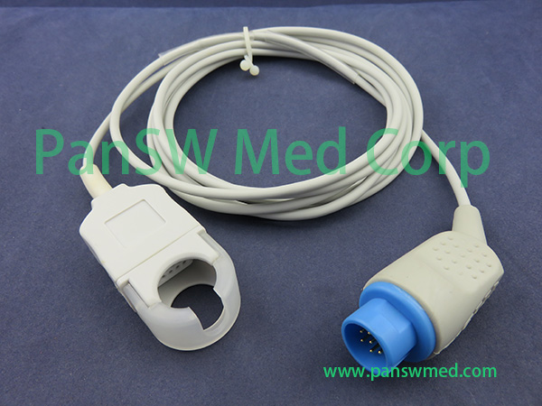 Compatible Nihon Kohden SpO₂ Extension Cable with Protection Cap - compatible nihon Kohden JC024P SpO₂ cable