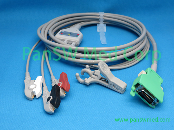 Compatible Nihon Kohden Opv 1500 Opv 1500K Ecg Cable Ecg 10062C – Pan-SW Med