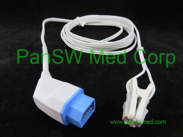 Compatible Nihon Kohden Animal Tongue Clip SpO₂ 2 Sensor – PanswMed
