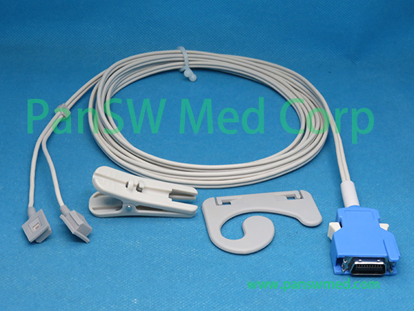Compatible Nihon Kohden JL-302T SpO₂ Adapter Cable - compatible nihon Kohden SpO₂ sensor OPV 1500 ear clip2