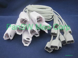 Compatible Nihon Kohden SpO2 Sensor Adult Clip - PanswMed