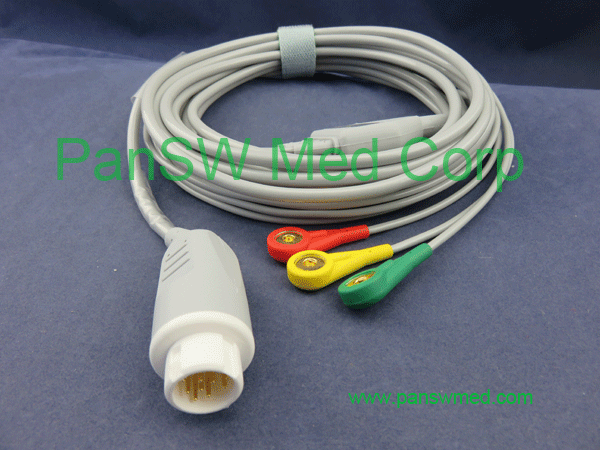 Compatible Philips ECG leads, ECG trunk cables and integrated cables