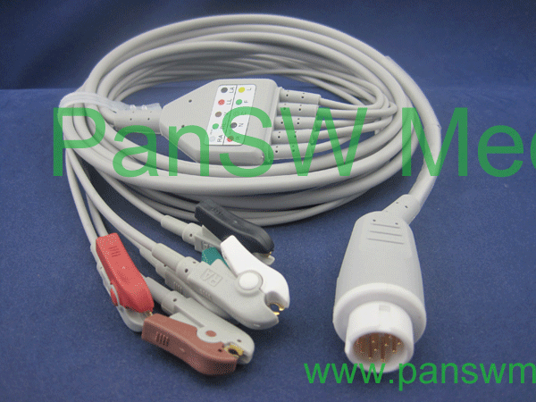 Compatible Philips ECG leads, ECG trunk cables and integrated cables