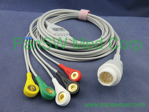 Compatible Philips ECG leads, ECG trunk cables and integrated cables
