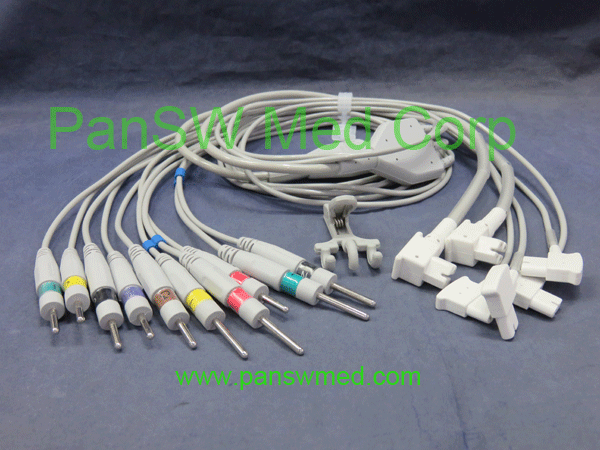 Compatible Philips TC30 / TC50 ECG Leads 989803151631 Gallery cable detail