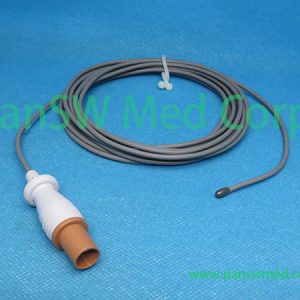 Compatible Philips IntelliVue M3000A M3001A M3002A patient monitor skin temperature probe with 3 meter cable