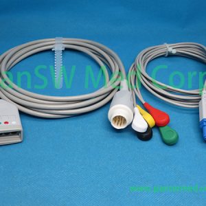 Compatible Philips Intellivue Mx450 Ecg Cable Leads Detachable – Pan-SW Med