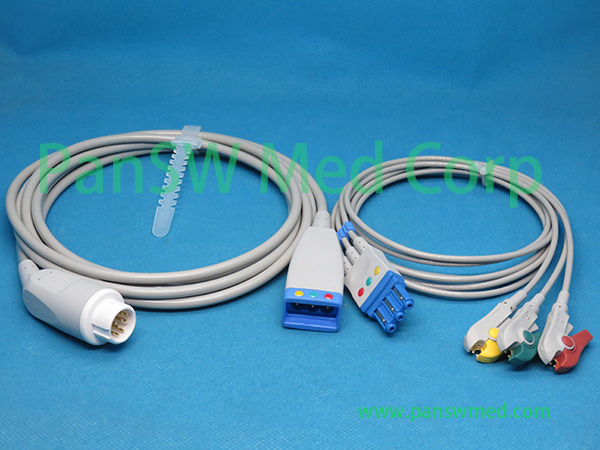 Compatible Philips IntelliVue MX 750 Beside Monitor ECG Cable – PanswMed