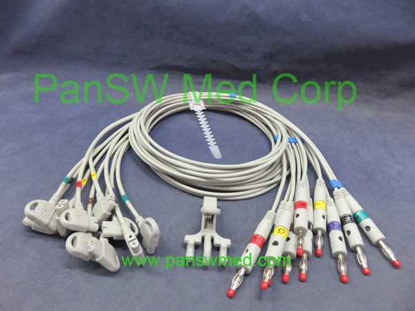 Compatible Philips Trim ECG Leads IEC Banana - PanswMed